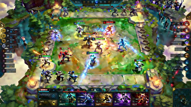 英雄联盟全球总决赛S赛高清无插件直播画面实拍 - 赛场激烈团战瞬间